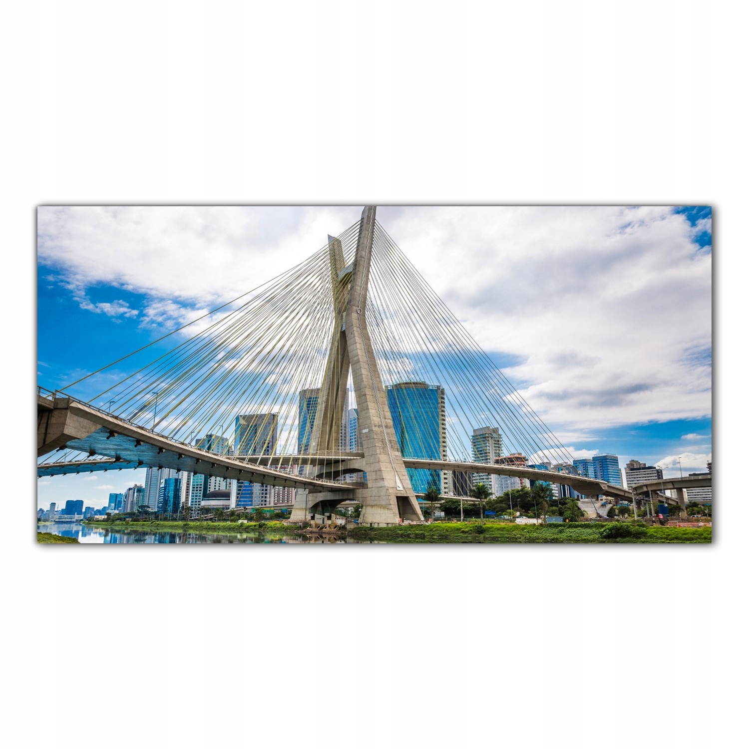 

Obraz na szkle Foto Most Miasto Krajobraz 100x50