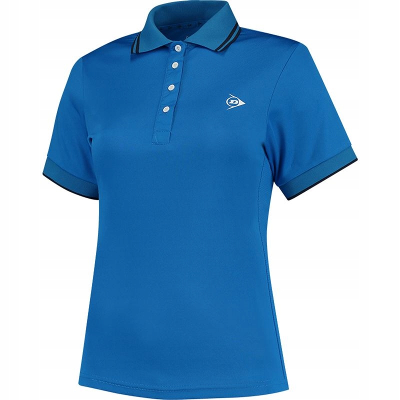 Dámské Tenisové Tričko Dunlop Club Polo Women Royal Blue S