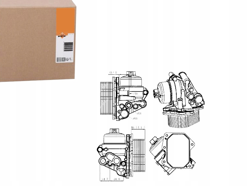 Chladič Oleje Citroen Jumper 2,2HDI 06- S Filtrem Nezbytnost řidiče #37