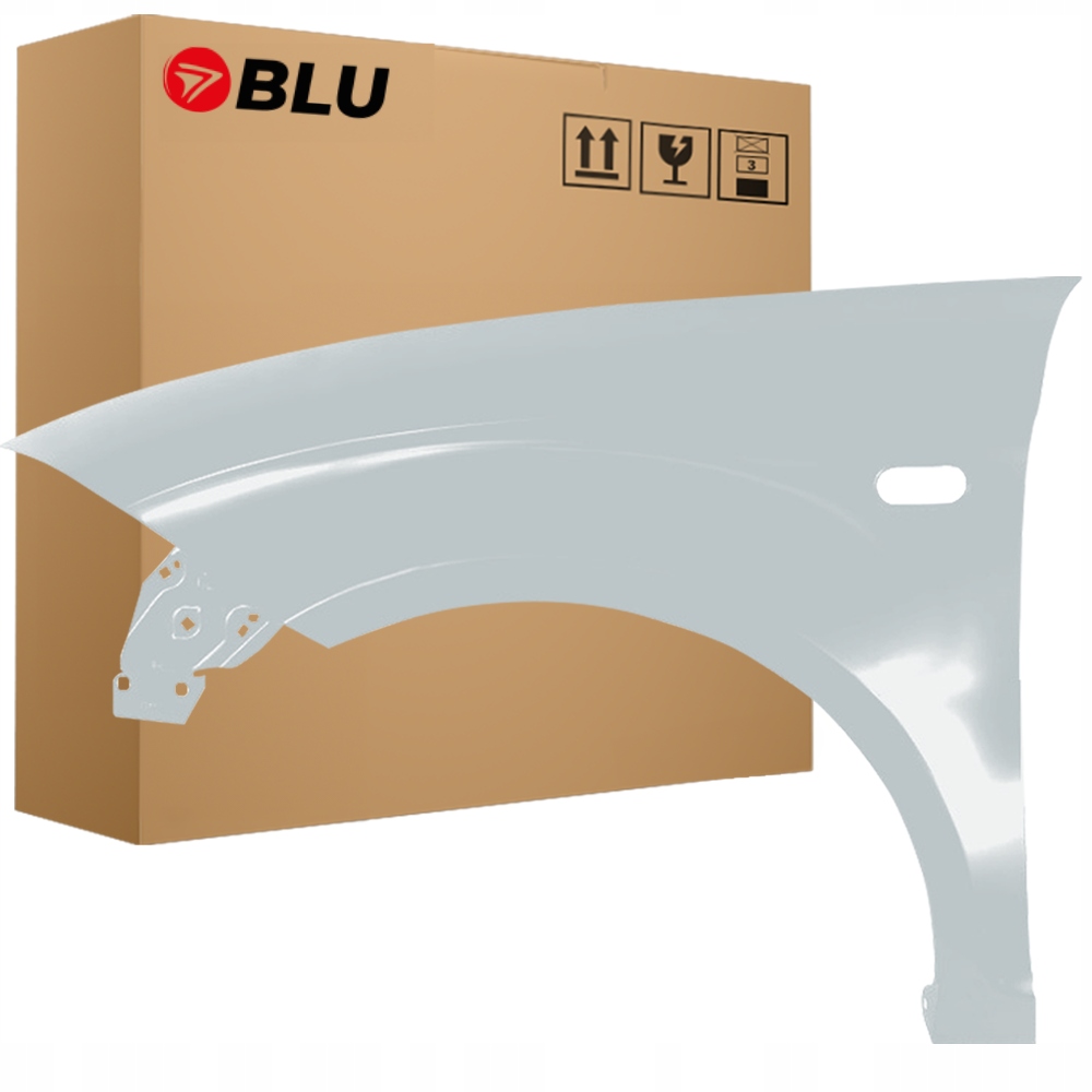 Blu Blatník Seat Altea 5P1 LX7W levý stříbrný 04-15 přední EisSilber