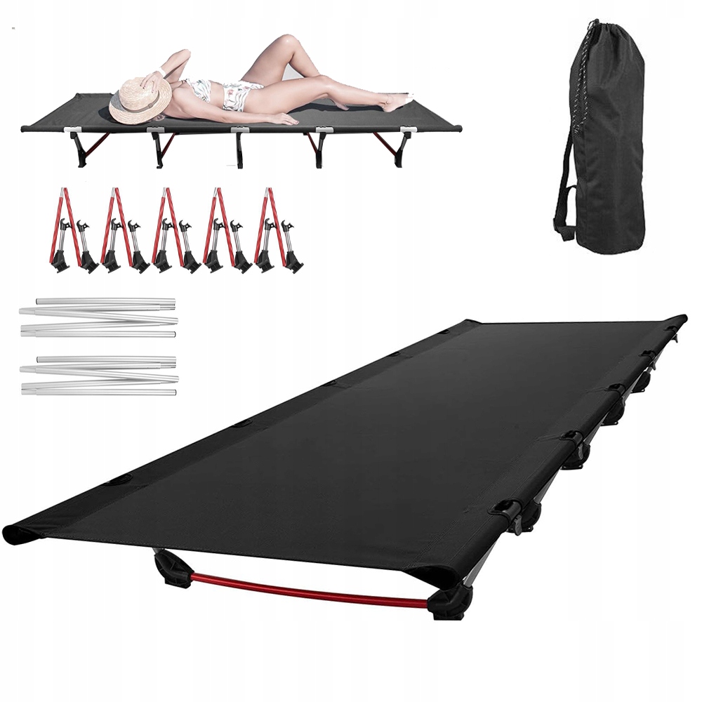 Polní Vojenská Turistická Postel Kanadská Skládací Lehátko 190X66 CM