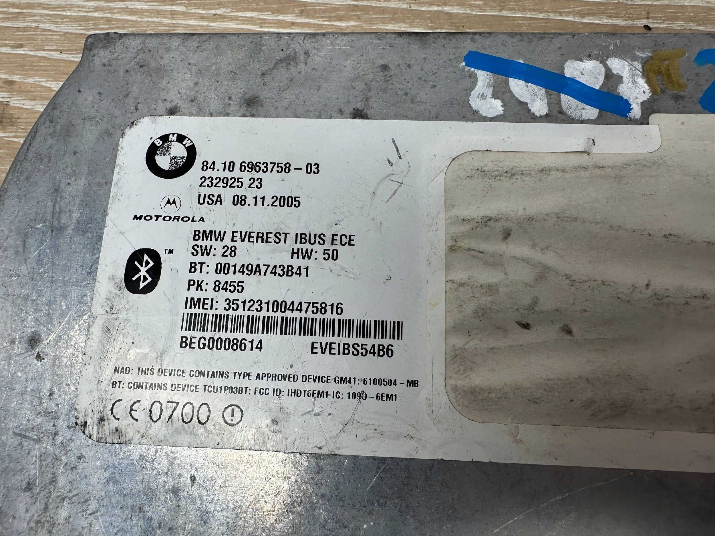 Module Bluetooth Wszystkie BMW X3 E83 6963758