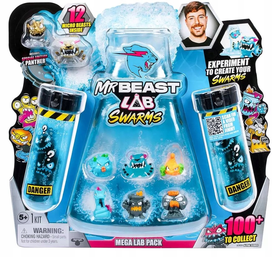 Mr. Beast Lab Swarms 12-Pack 3 cm Figurky Figurka Sada Figurka