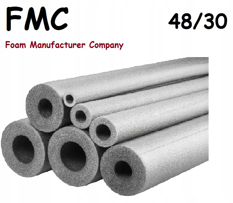 

Otulina otuliny izolacja rur szara 48/30 1m