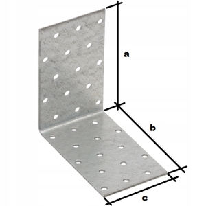 

Kątownik Łącznik budow. kątowy KM3 60X60X40x2 mm