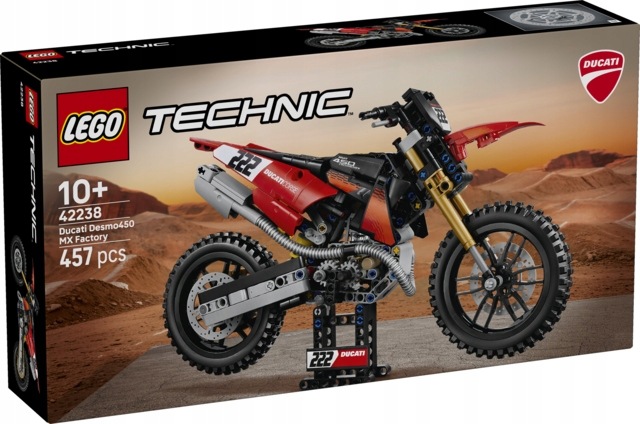 Lego (r) Technic 42238 Motocykl Ducati DESMO450 MX
