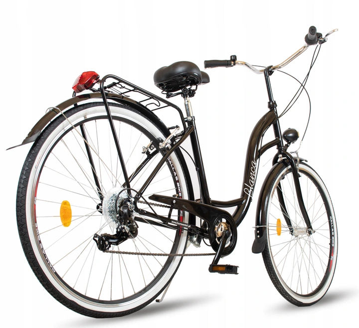 DAMSKI MIEJSKI ROWER 26 DAMKA ECO + KOSZ LEKKI 6B Model Catherina 7Biegów 26