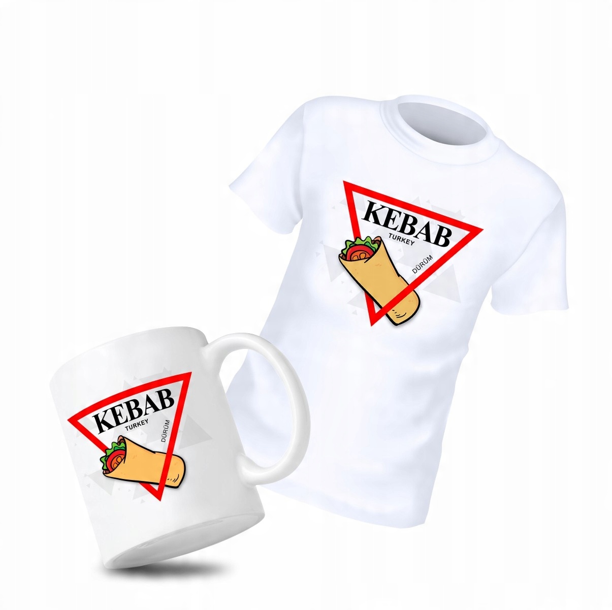 

Zestaw Męski Koszulka Kubek Jedzenie r.M