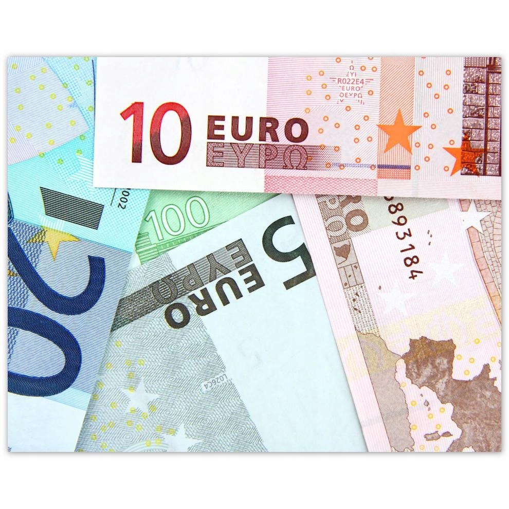 

Plakat 50x40 Banknoty Euro Forsa Kasa