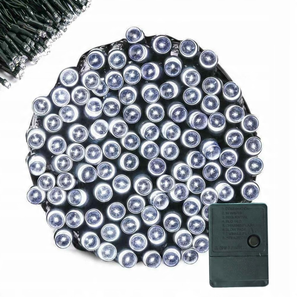 

Lampki Choinka 300 Led Zewnętrzne Długie 30M Białe