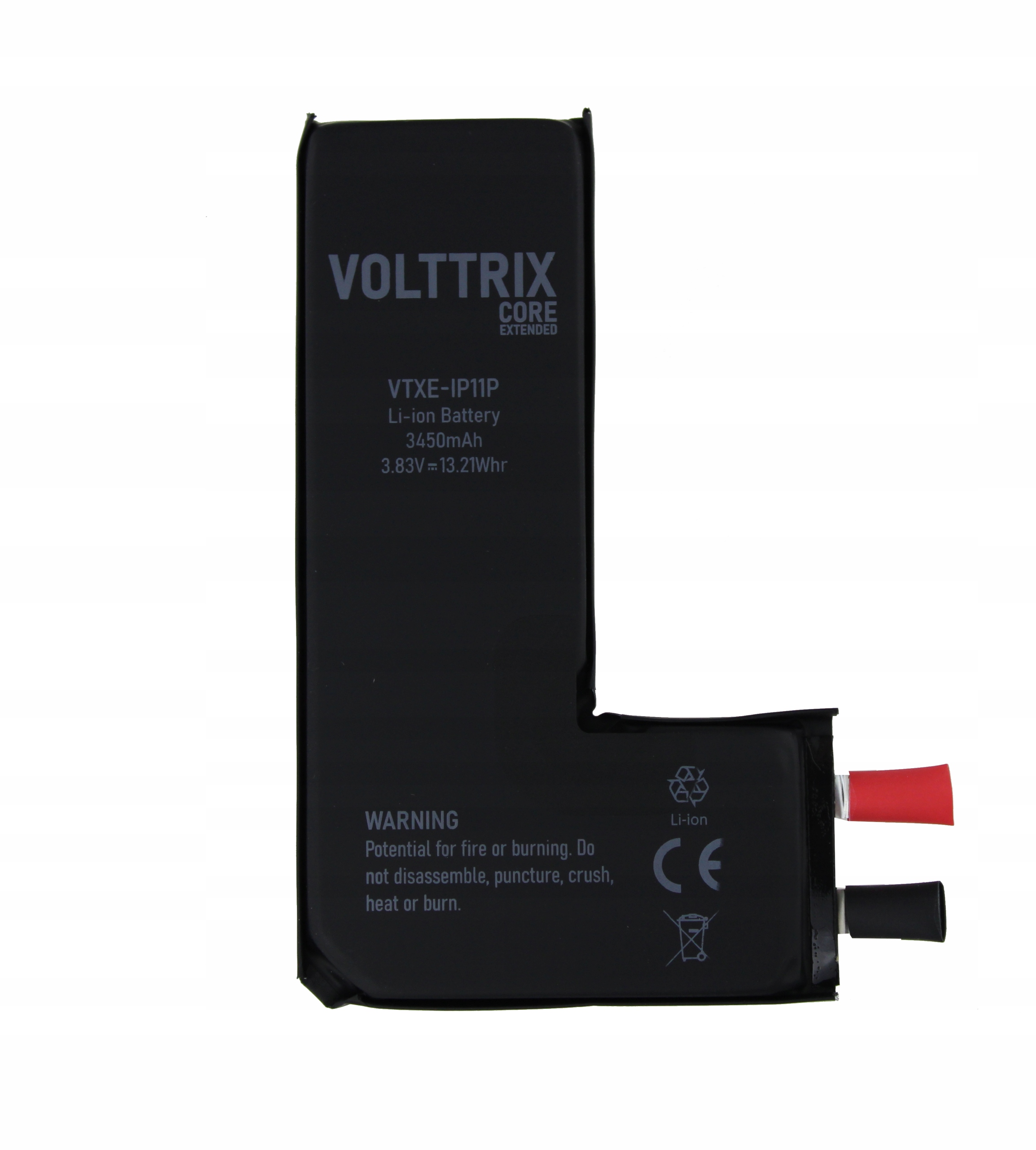 Baterie Volttrix Core pro iPhone 11 Pro Zvětšená (Článek) 3450 mAh Bez flex kabelu