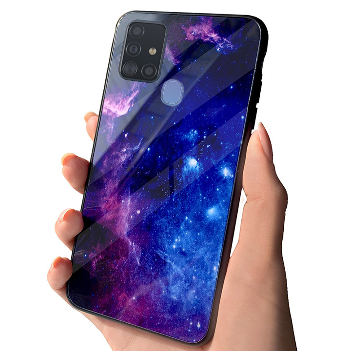 

Etui do Samsung A21S szklane glass + szkło