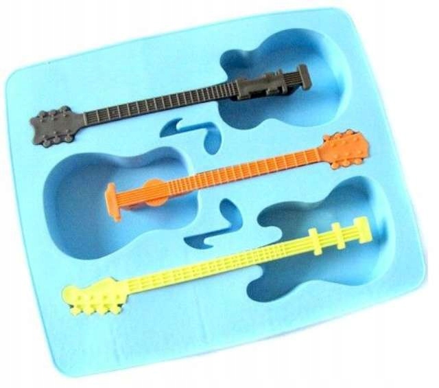 

Foremka na lód Gitara silikonowa forma do lodu