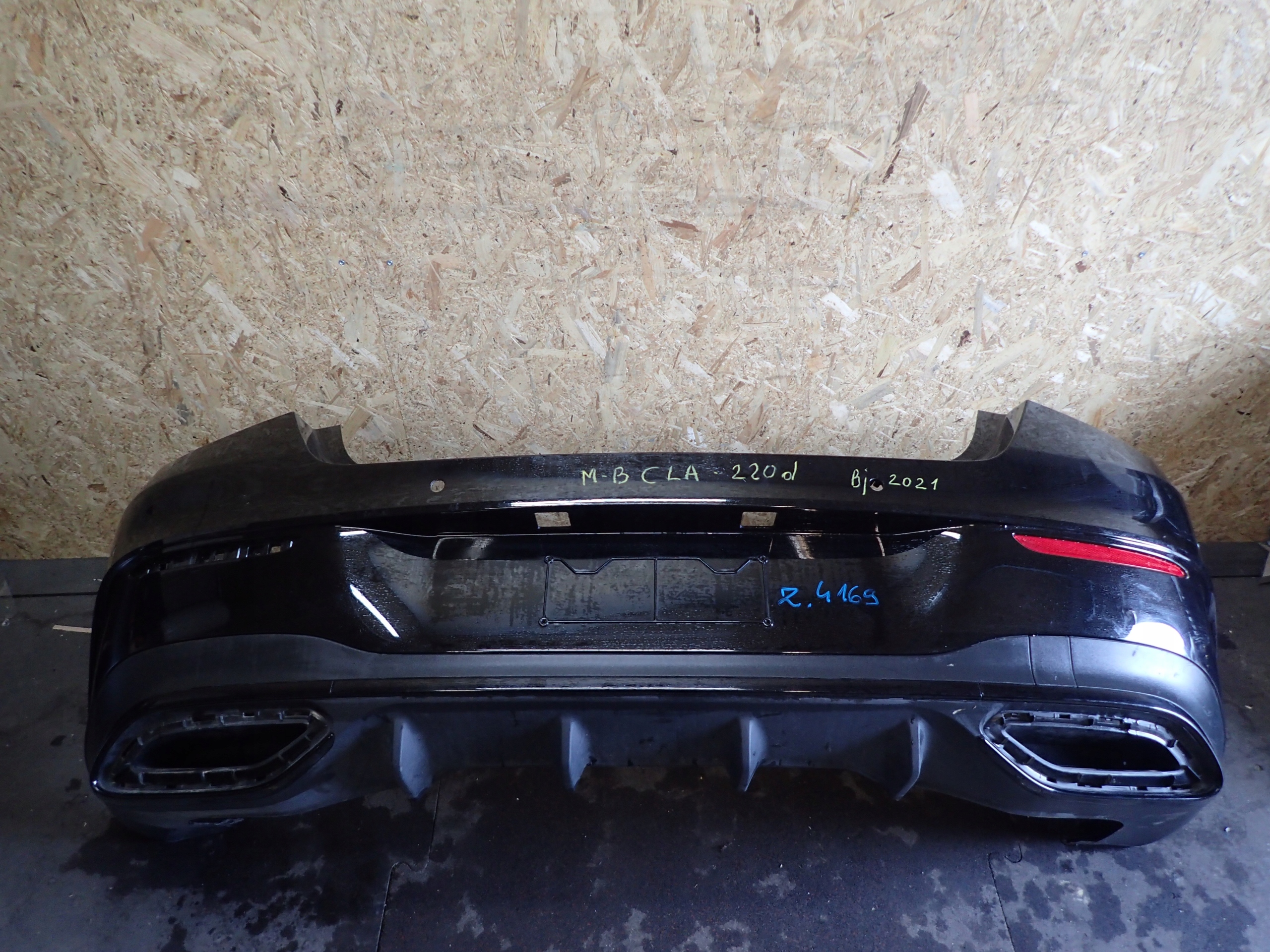 bumper rear part MERCEDES CLA W118 AMG