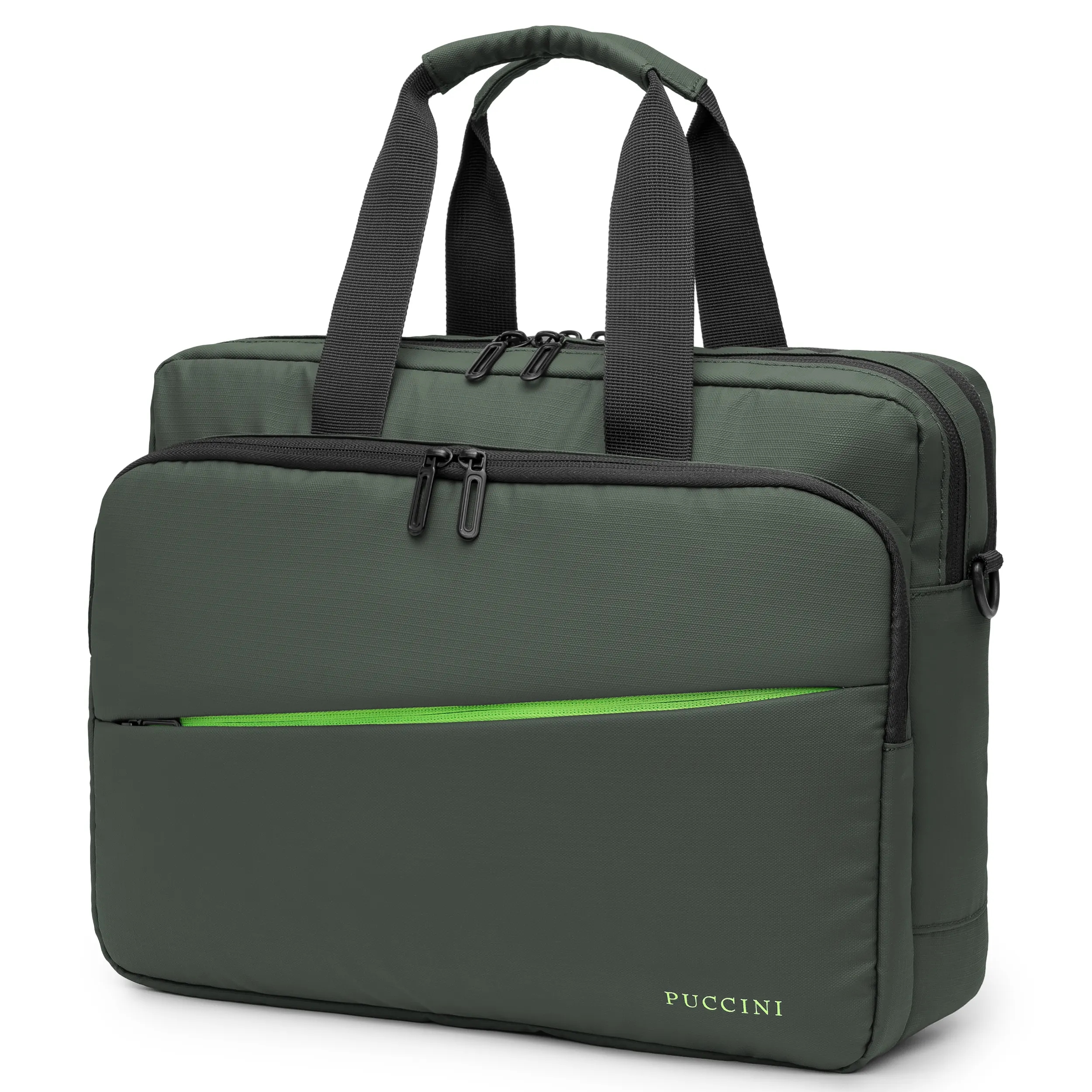 Taška Na Notebook Aktovka pro kancelářskou práci 15,6'' Puccini Zelená TL50249-5D
