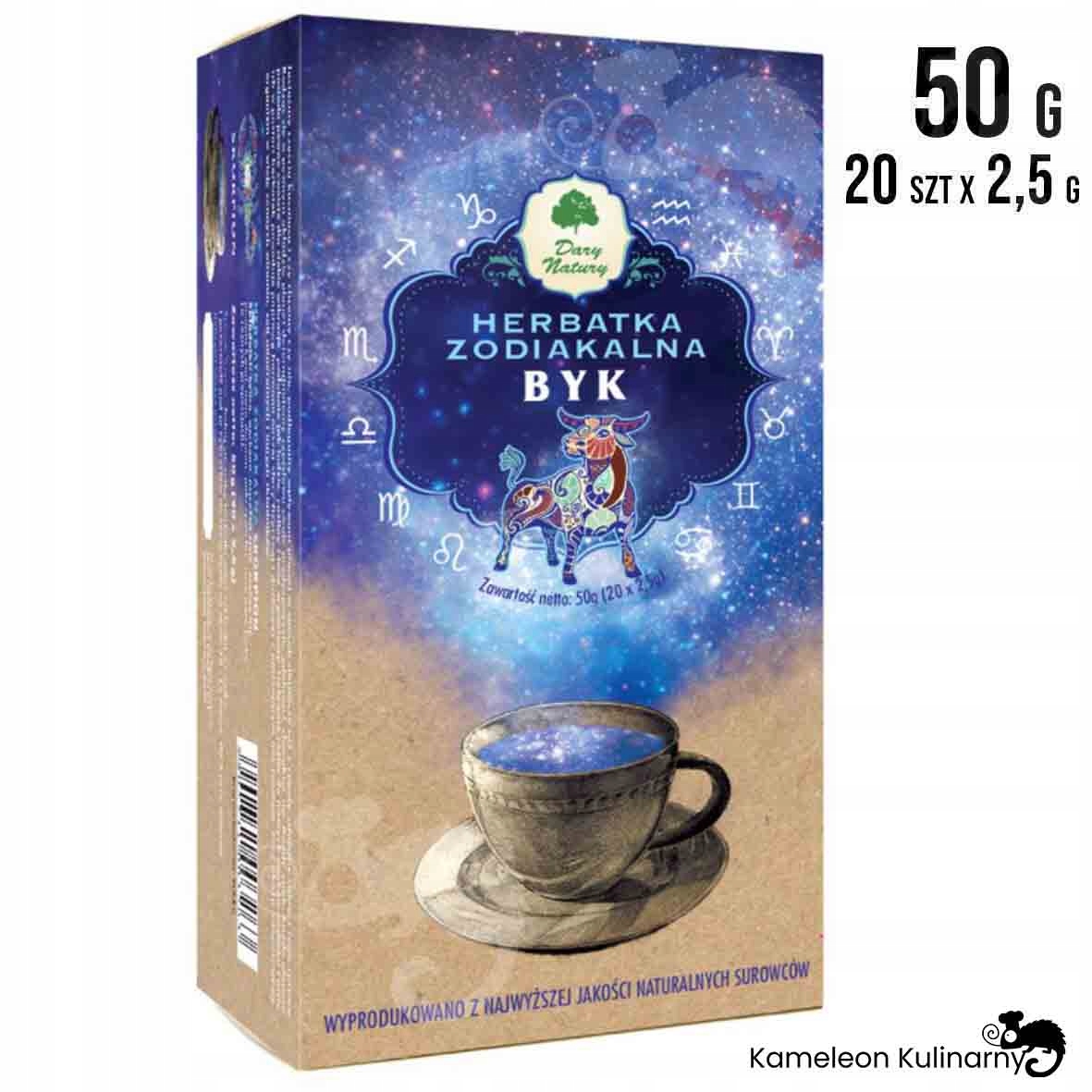 HERBATKA zodiakalna BYK 20.04-22.05 DARY NATURY 50 EAN 5902741003201