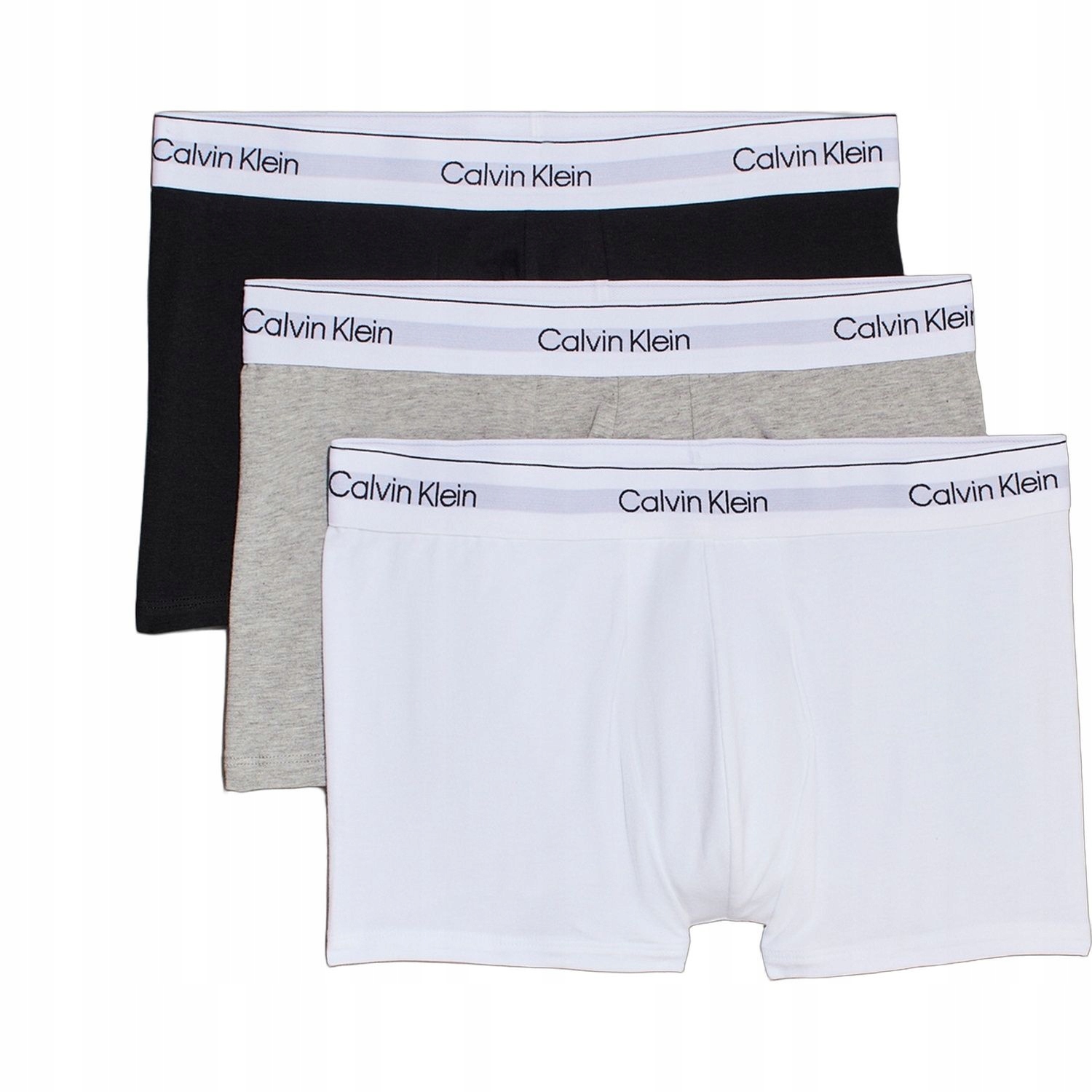 Slipy Calvin Klein 3 Pack Trunks Icon Cotton Stretch S Pánské
