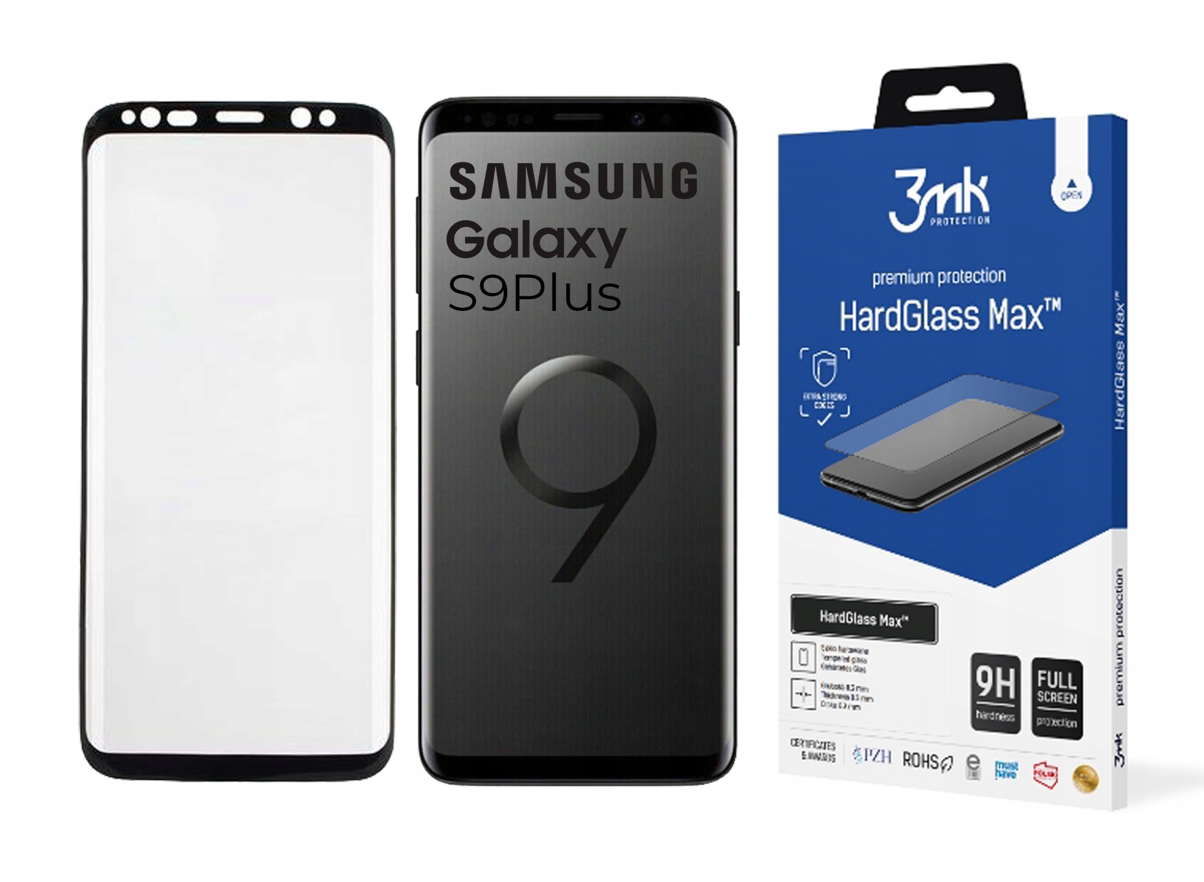 

3mk Szkło HardGlass Max do Samsung Galaxy S9