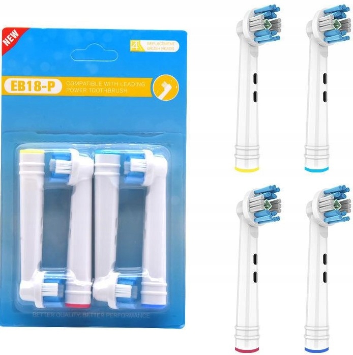 

Końcówki do szczoteczki Oral-B Braun EB18-P 4 szt.