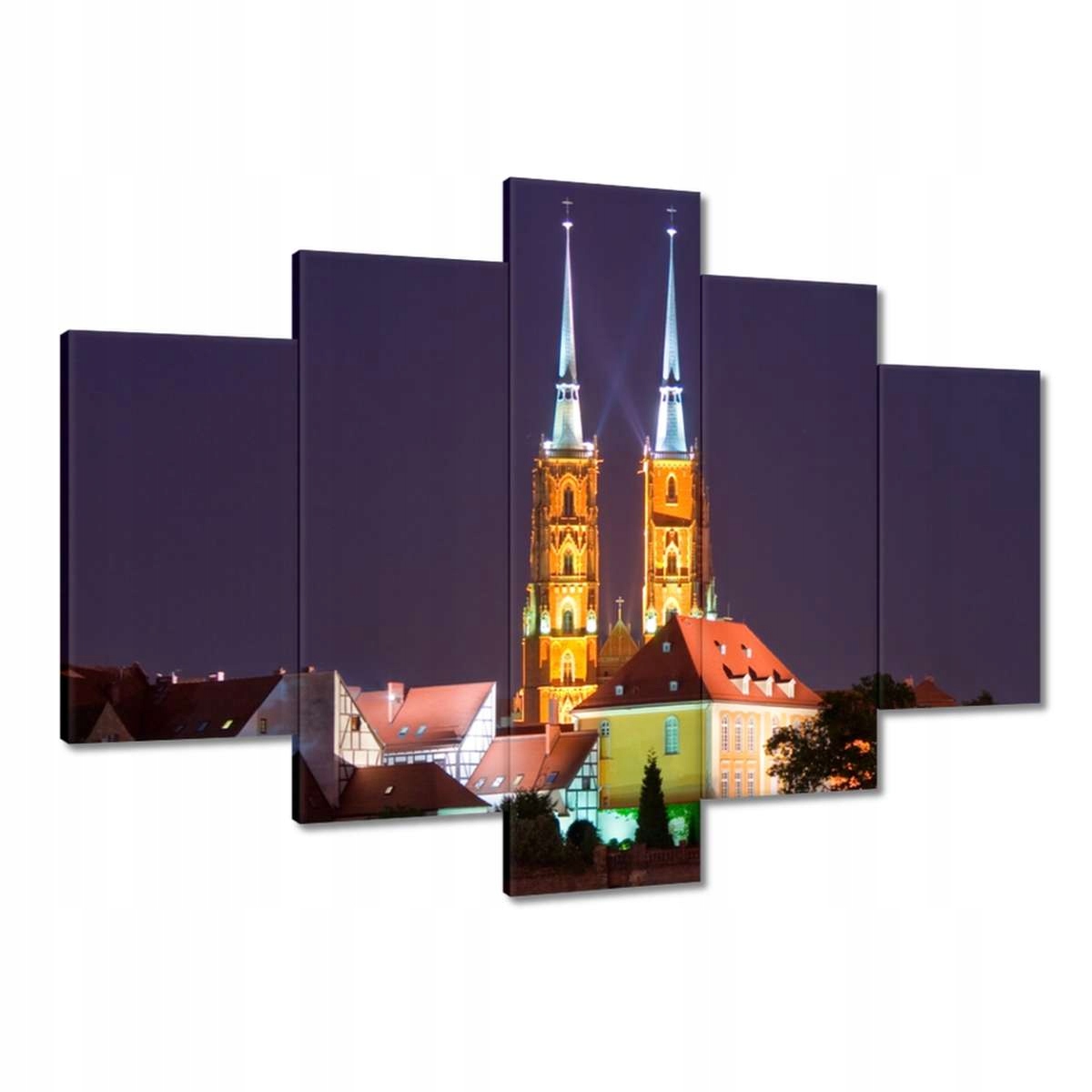 Obrazy 150x105 Vratislav Noc Katedrála