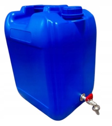 Zbiornik kanister pojemnik bańka na wodę z kranem 10L