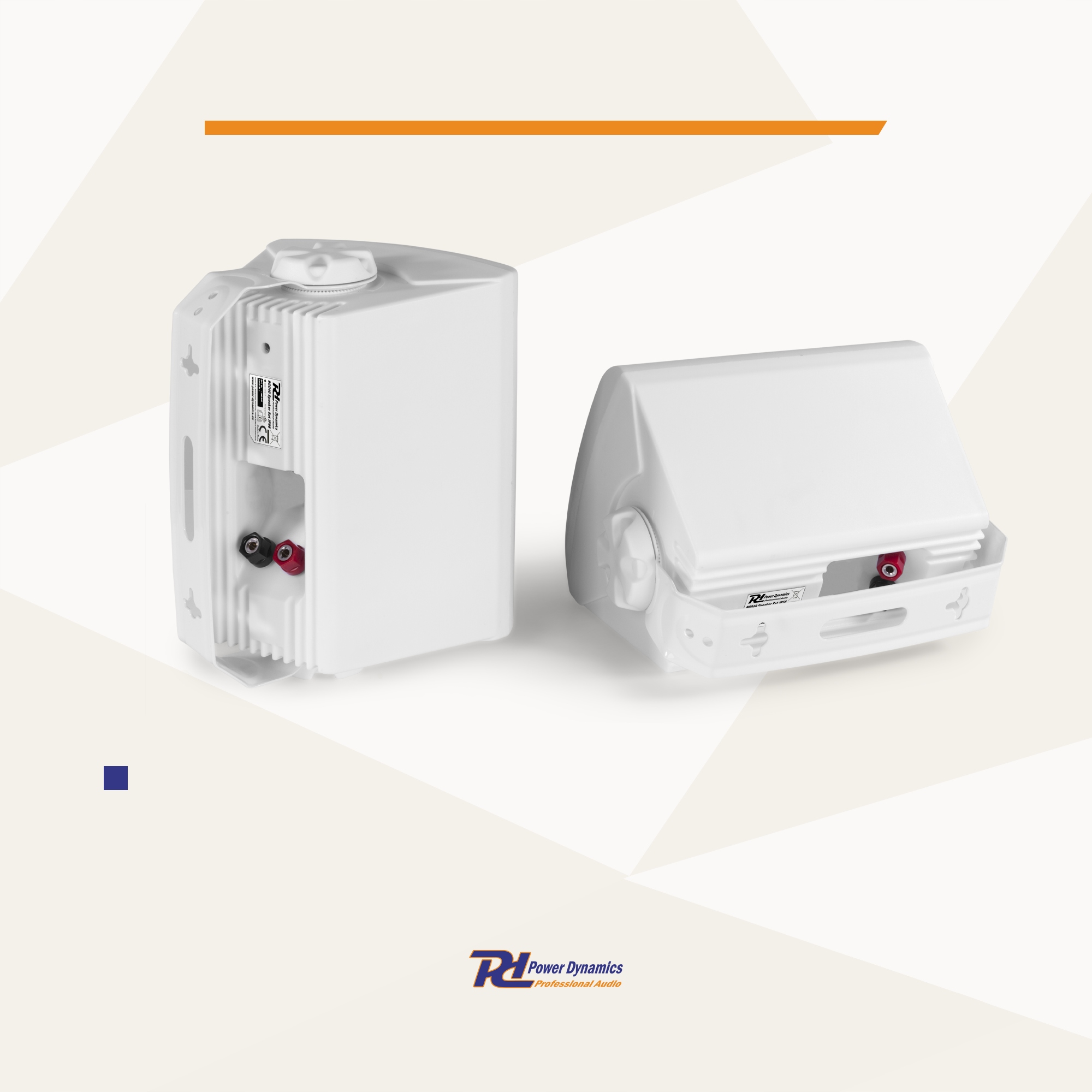 Kolumny wodoodporne ZEWNĘTRZNE 4''100W IP56 2szt Impedancja znamionowa 8 Ω