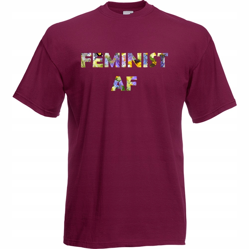 

Koszulka feminist af feministka XXL burgund