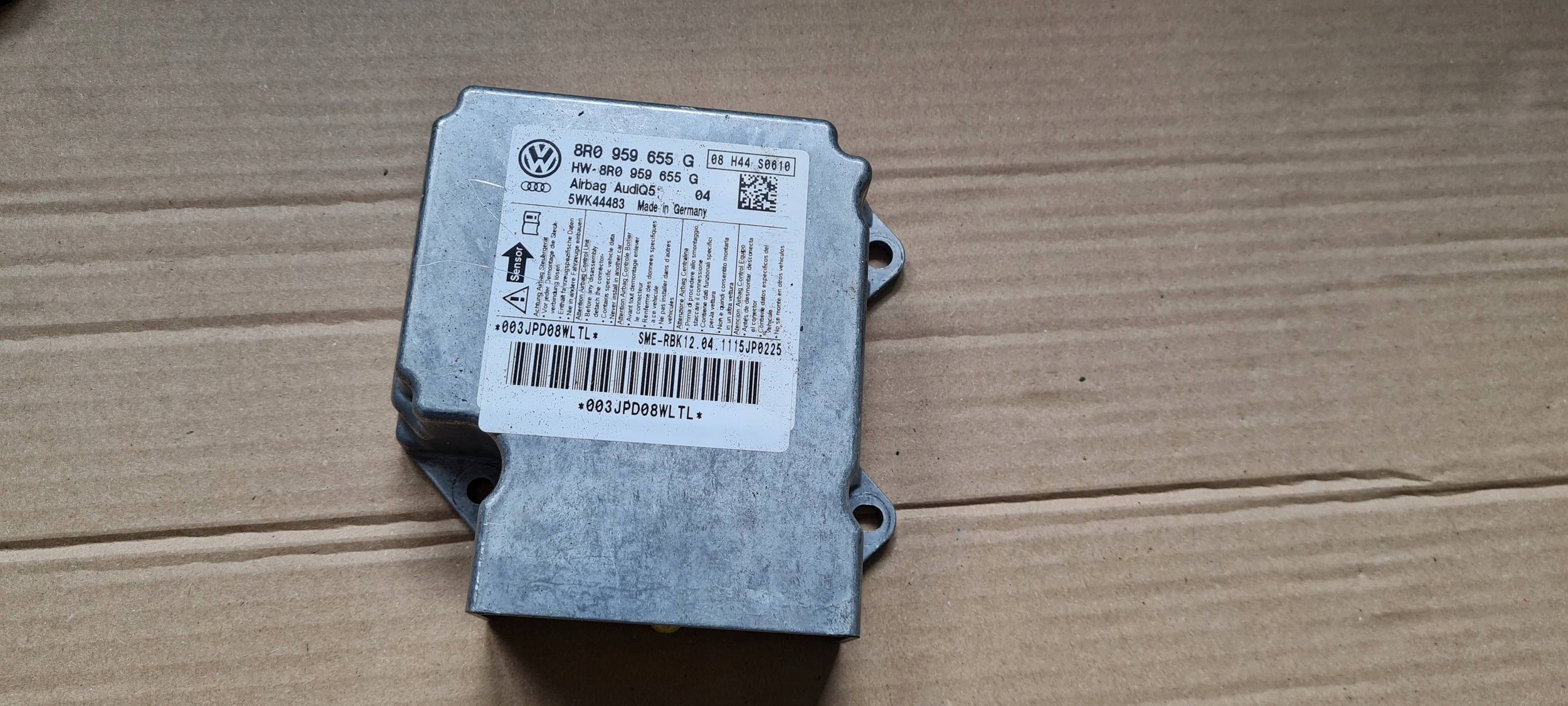 Q5 8R module control unit SENSOR airbag 8R0959655G