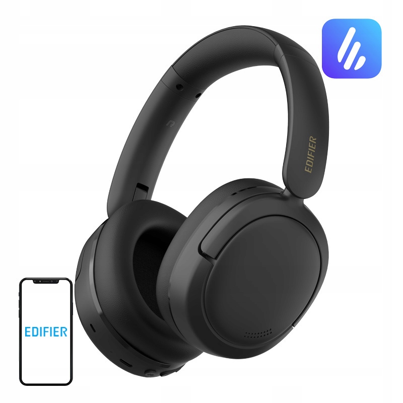 Bezdrátová sluchátka Edifier W800BT Se černá Dlouhá doba provozu