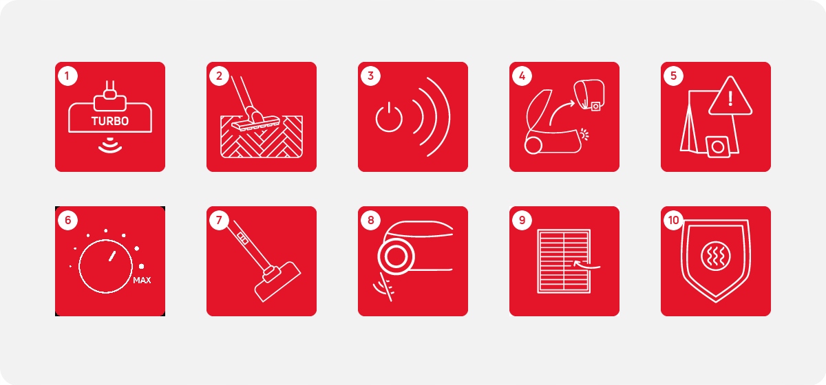 Odkurzacz Amica VM7012 WORKOWY SZARY AKCESORIA Filtr HEPA 13