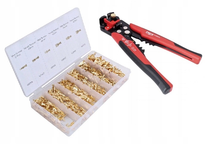 Неизолированные электрические разъемы 600X + плоскогубцы