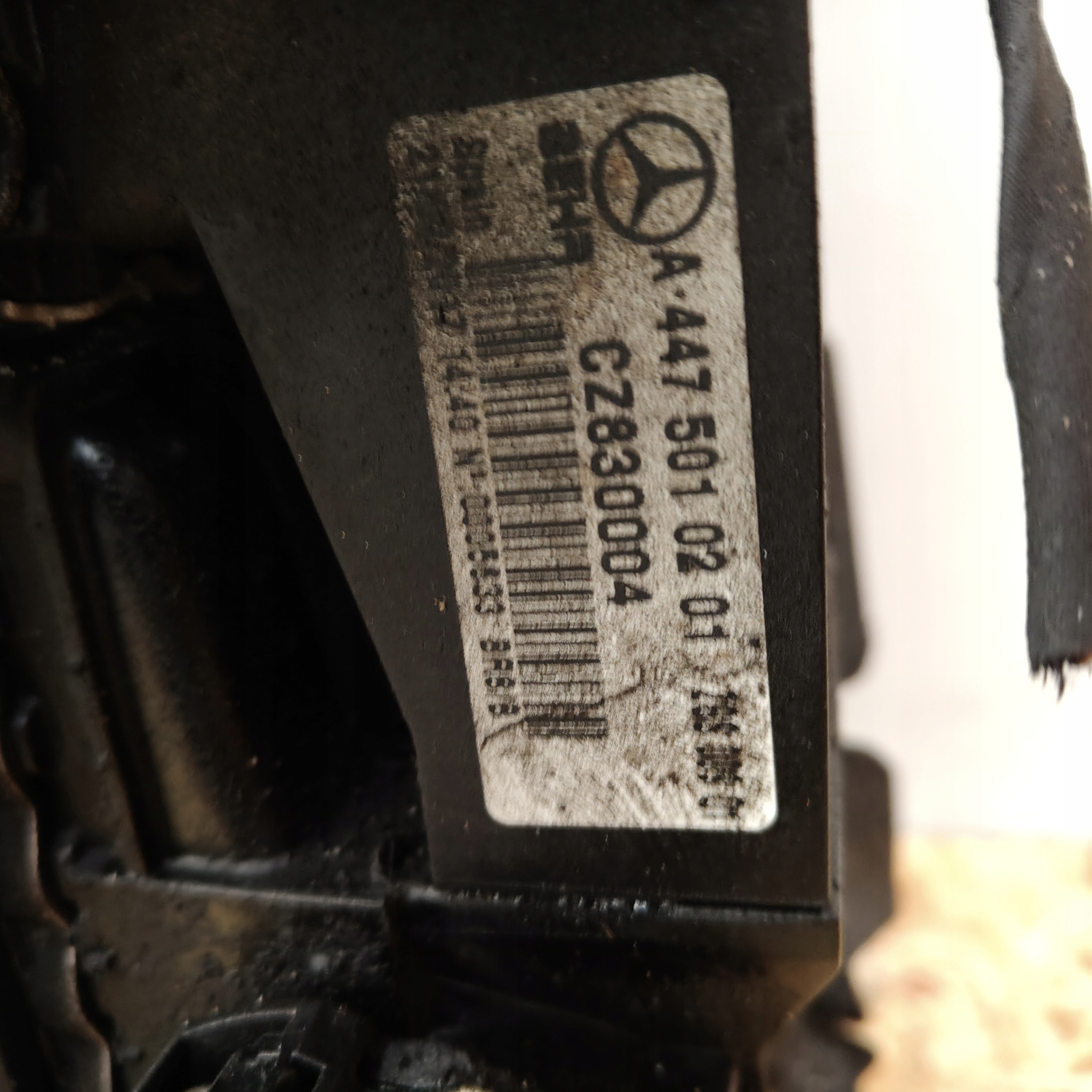 chladič vody KLIMA ventilátor MERCEDES VITO A4475010201
