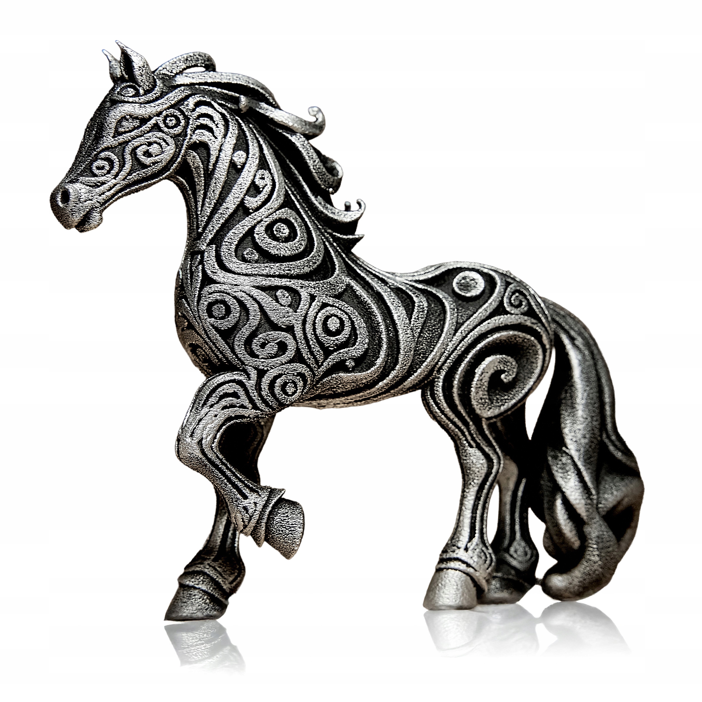 Kůň Moderní 3D dekorativní figurka do domu 20 cm Ručně malovaná
