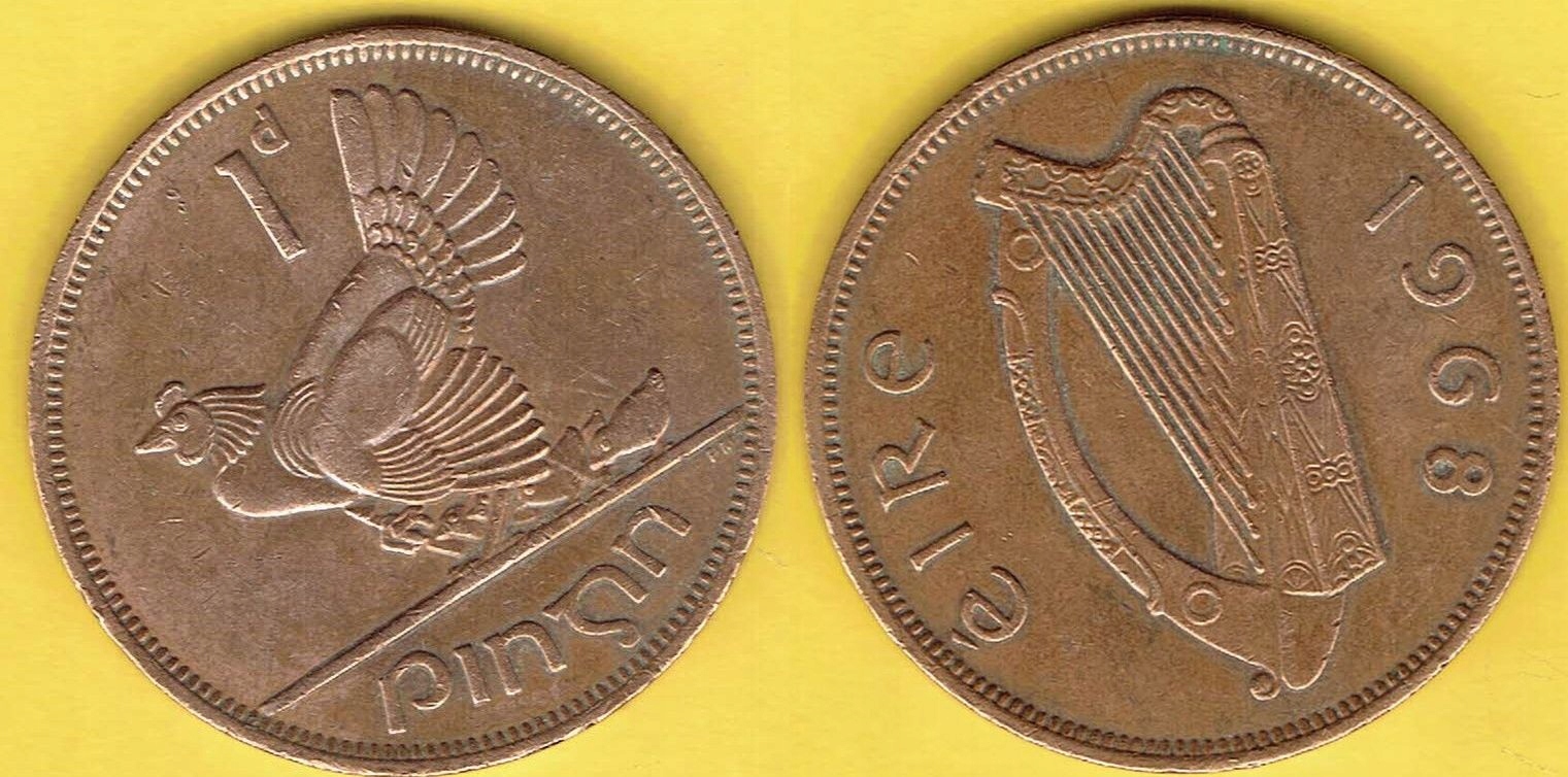 IRLANDIA 1 PENS 1968 r.