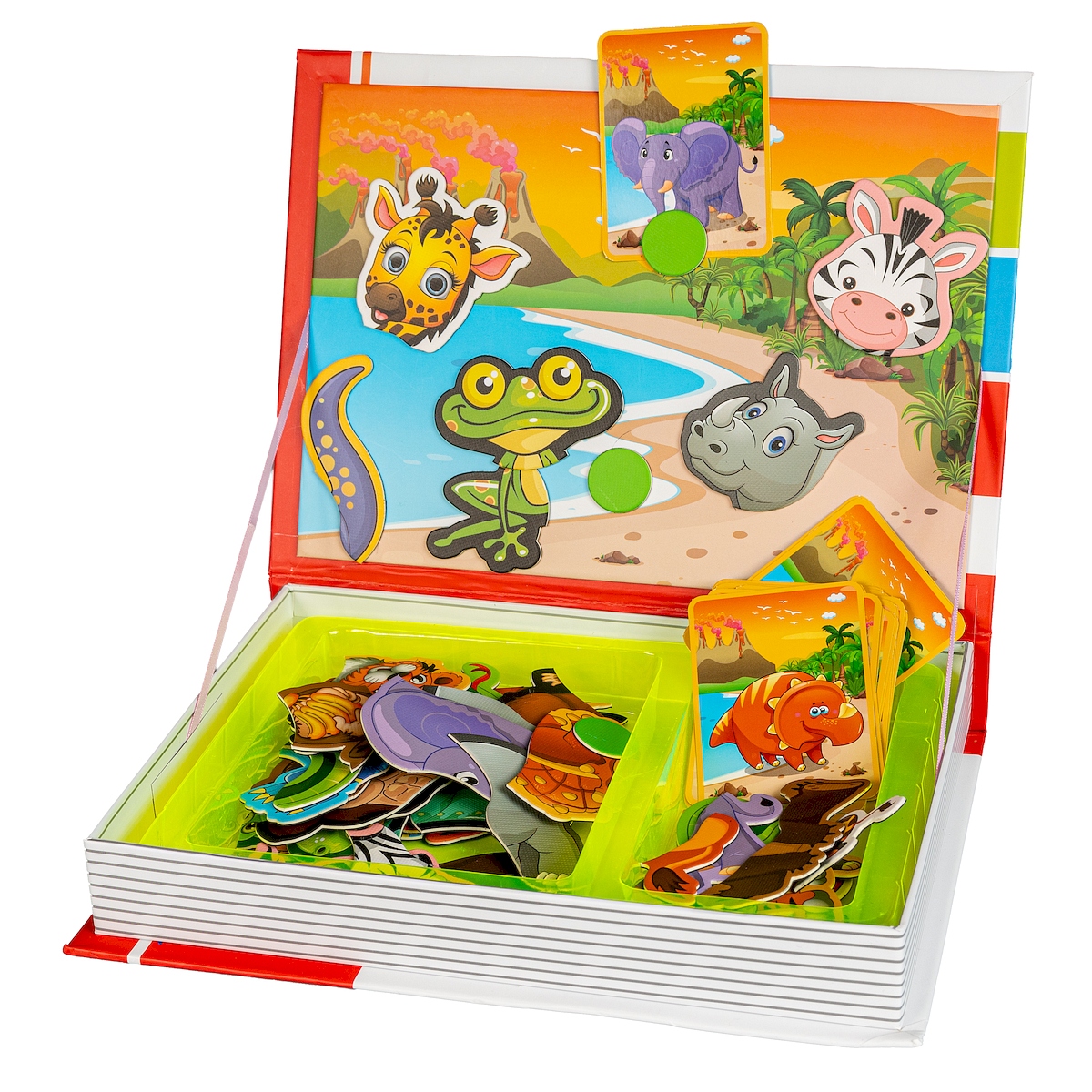 

Puzzle Układanka Magnetyczna Zwierzyniec 3+ Smily