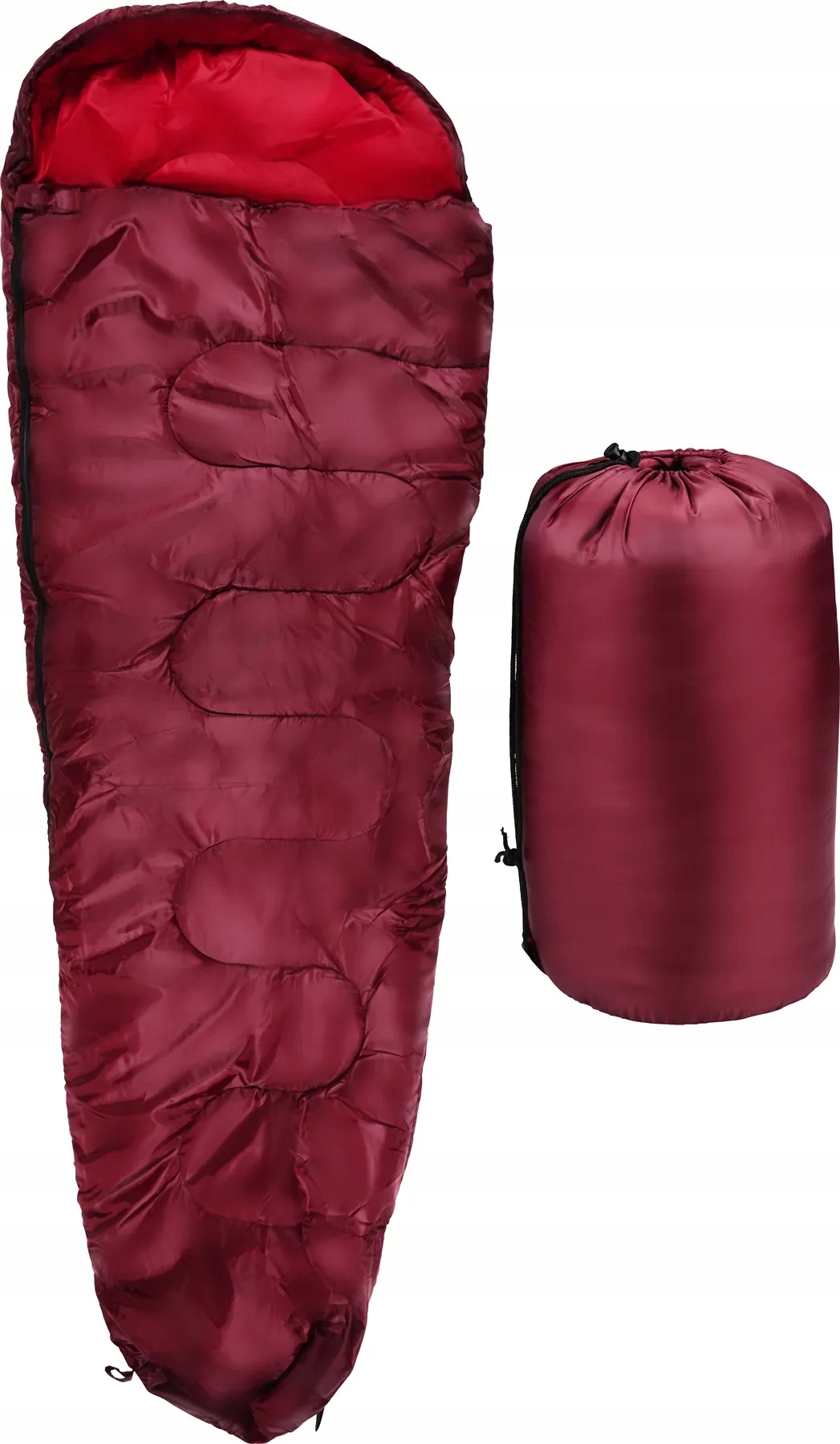Camp Active Spací pytel mumie červený 80 x 210 cm ED-250108