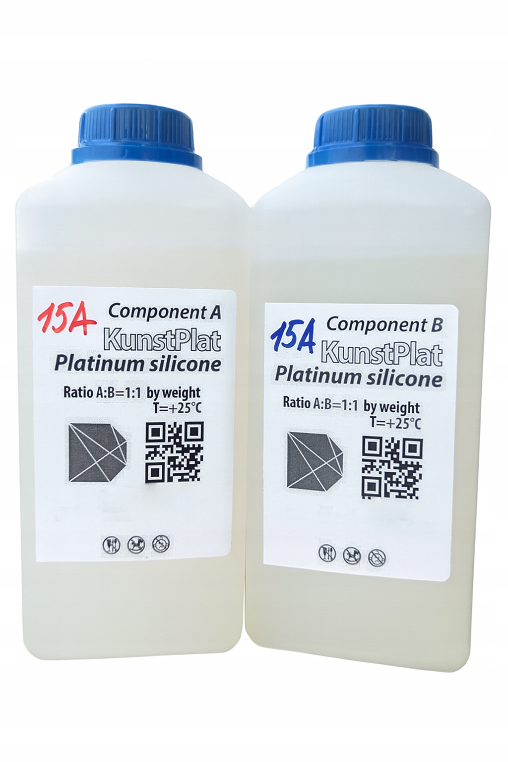 Silikon Měkký poloprůhledný Elastický Addiční pro Form Shore 15A 2 kg