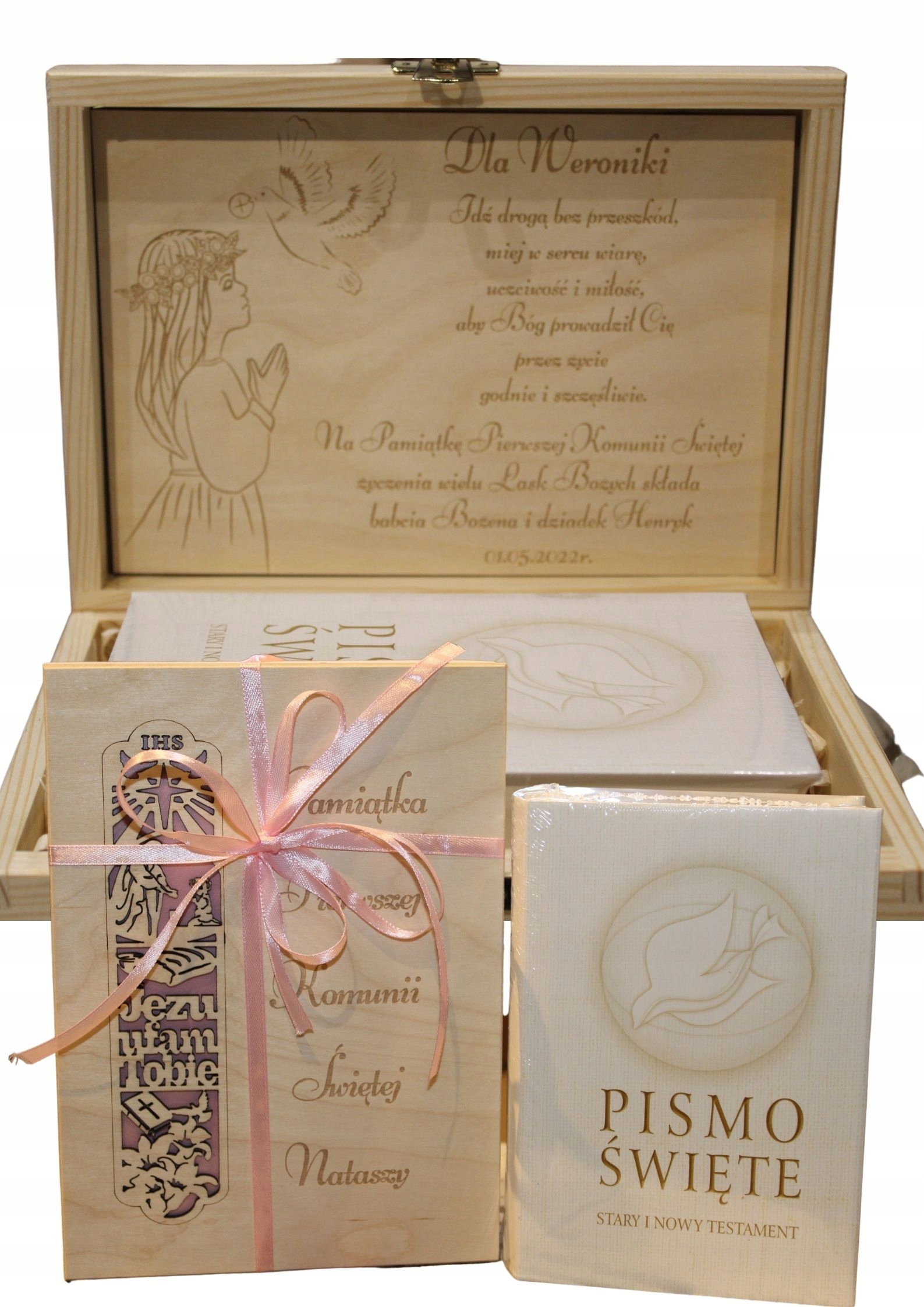 Písmo svaté Gravírování Dárek Svaté Přijímání Biřmování