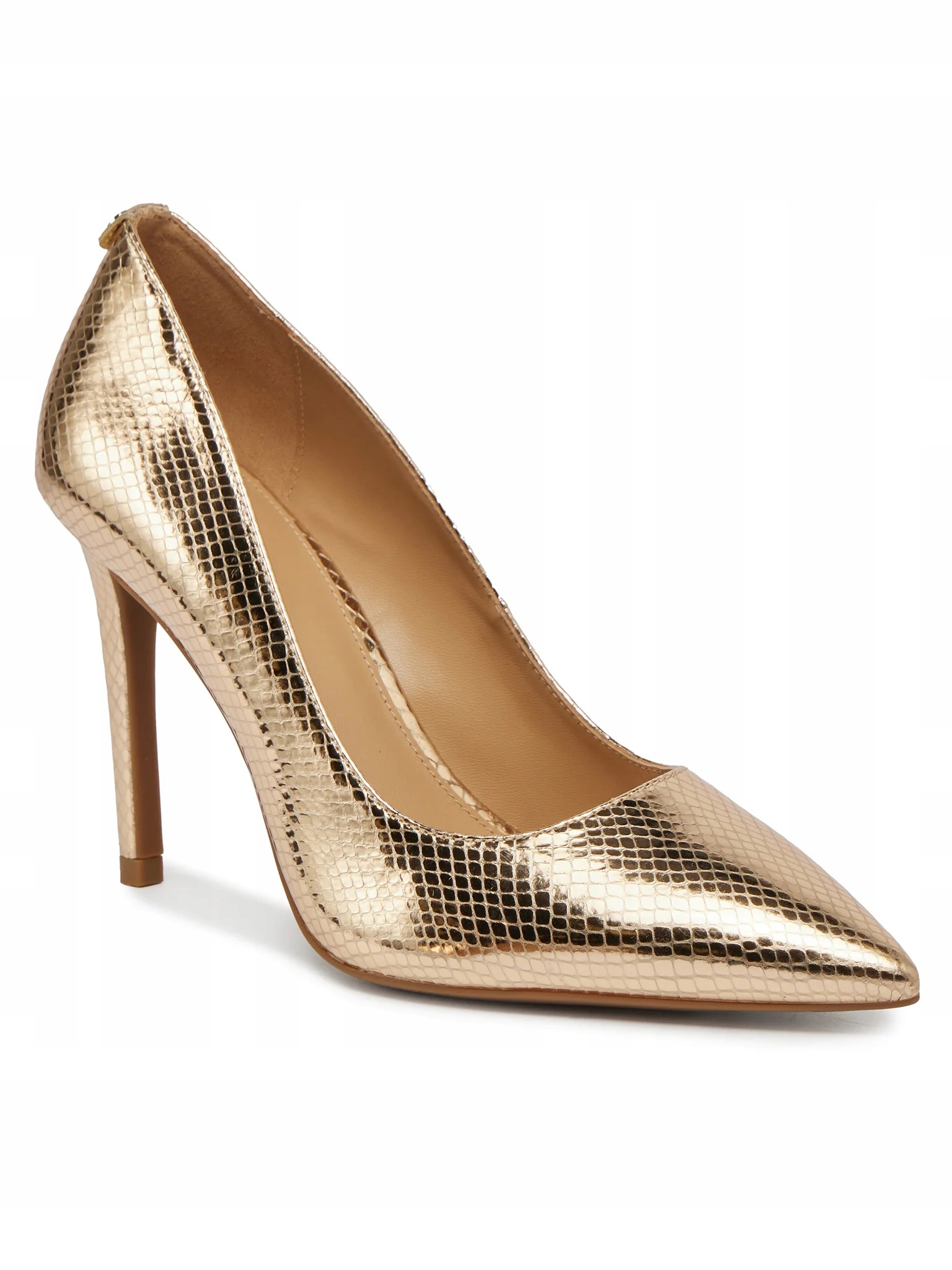 Michael Michael Kors Špendlíky Alina Flex High Pump 40R4HNHP1M Zlaté 38,5