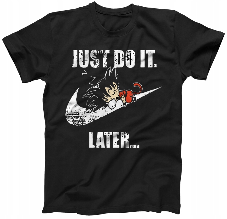 

Koszulka Dragon Ball Z Just Do It Later r. M