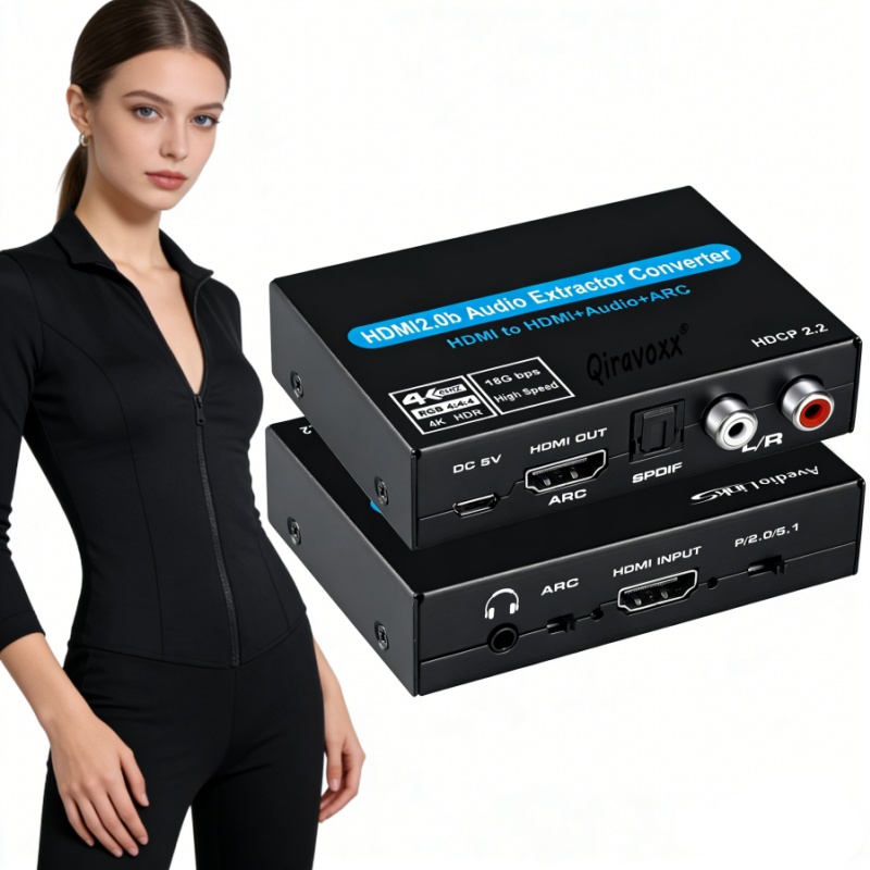 Ekstraktor dźwięku Arc Hdmi 4K Hdr HDCP2.2 Toslink