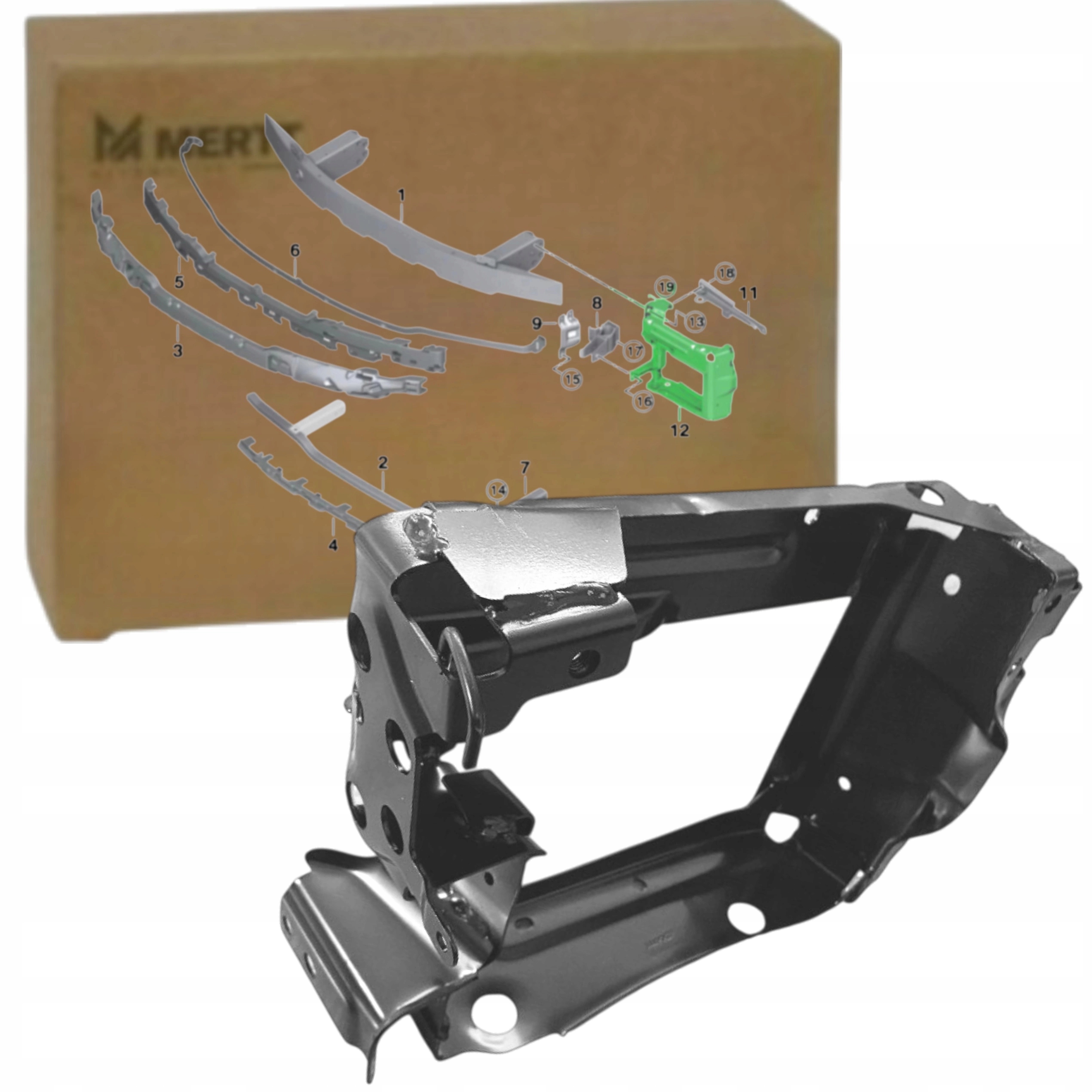 Podpěra Zgniotu spodní krajní Levá boční výztuha Bmw 3 G20 G21 17+