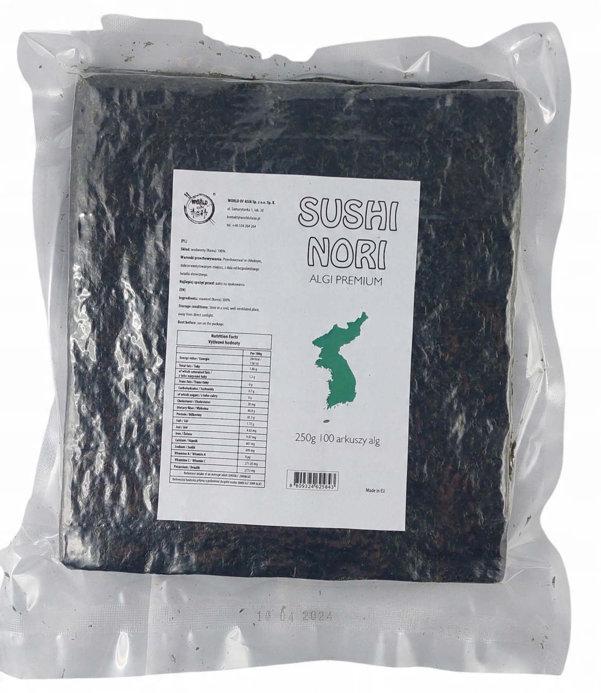 

(dp) Nori Premium 250G 100 Szt. World Of Asia