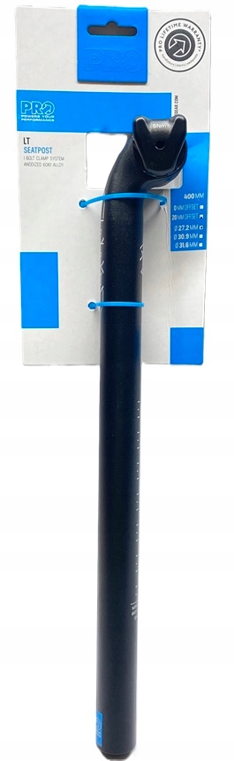Pro Lt 27.2x400mm offset 20mm sztyca czarna
