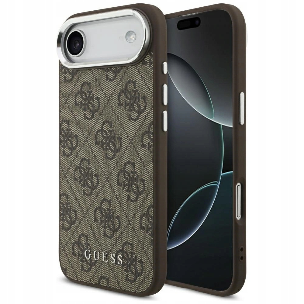 Pouzdro Guess 4G Classic Logo MagSafe pro Apple iPhone Air, hnědé