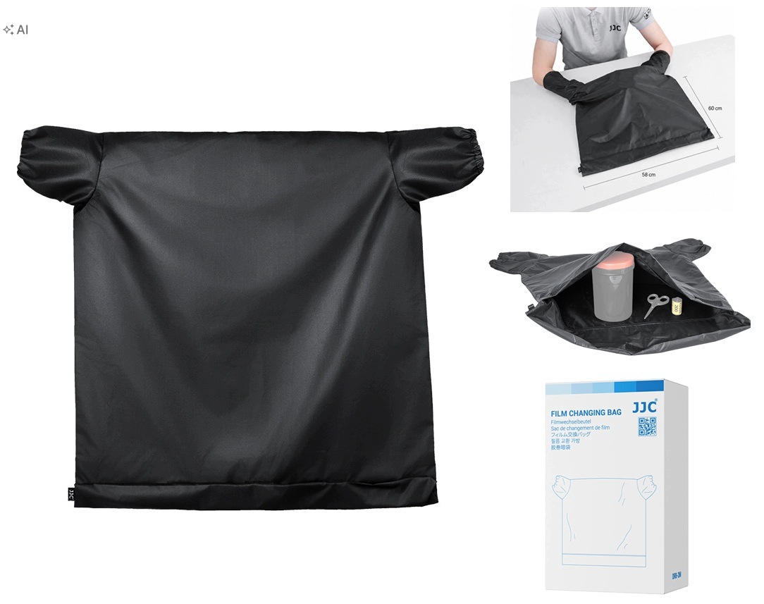 Sáček Tmavý Pouzdro pro změnu filmu Negativ Klišé 58x60 cm