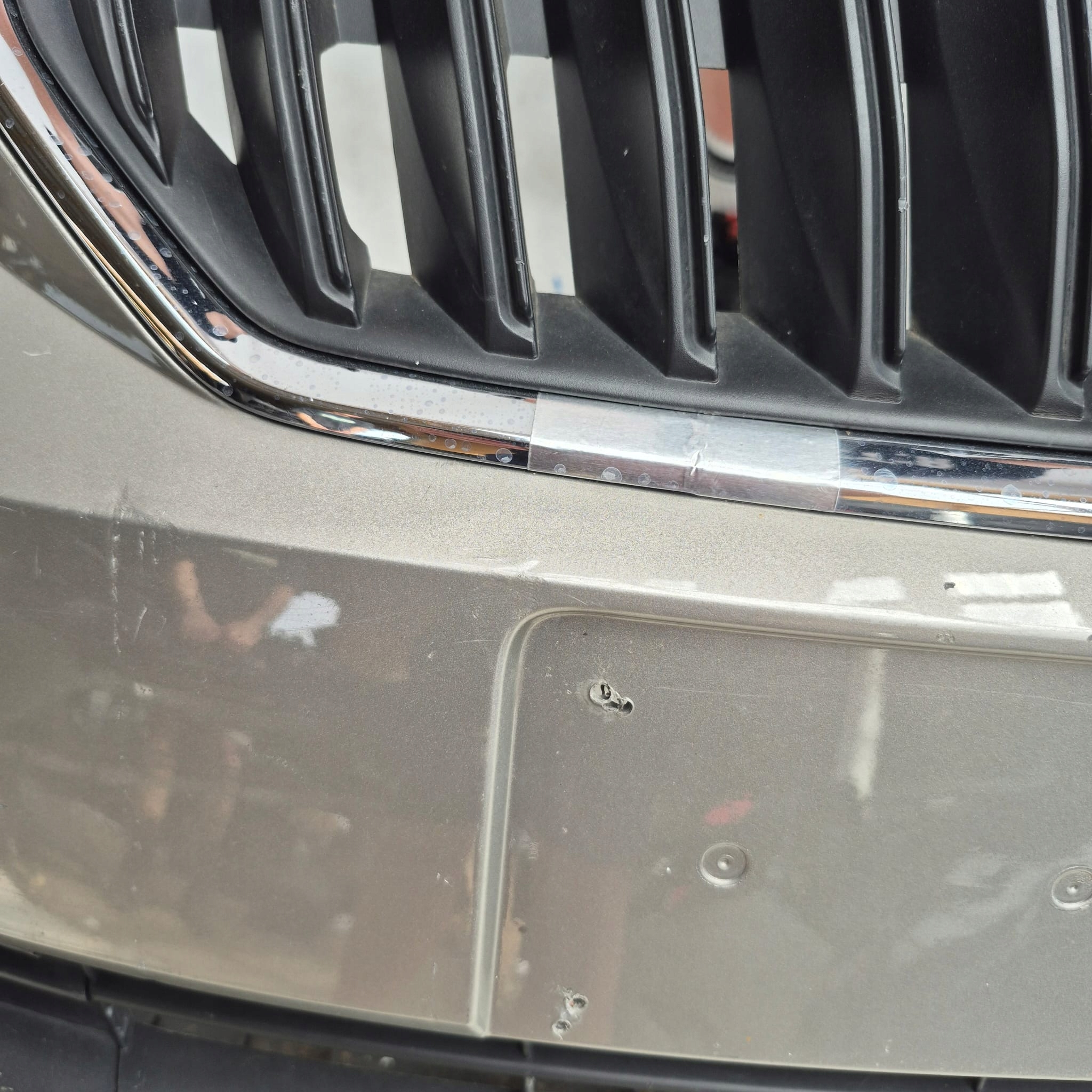 SKODA FABIA III 3 14-18 bumper front front cover