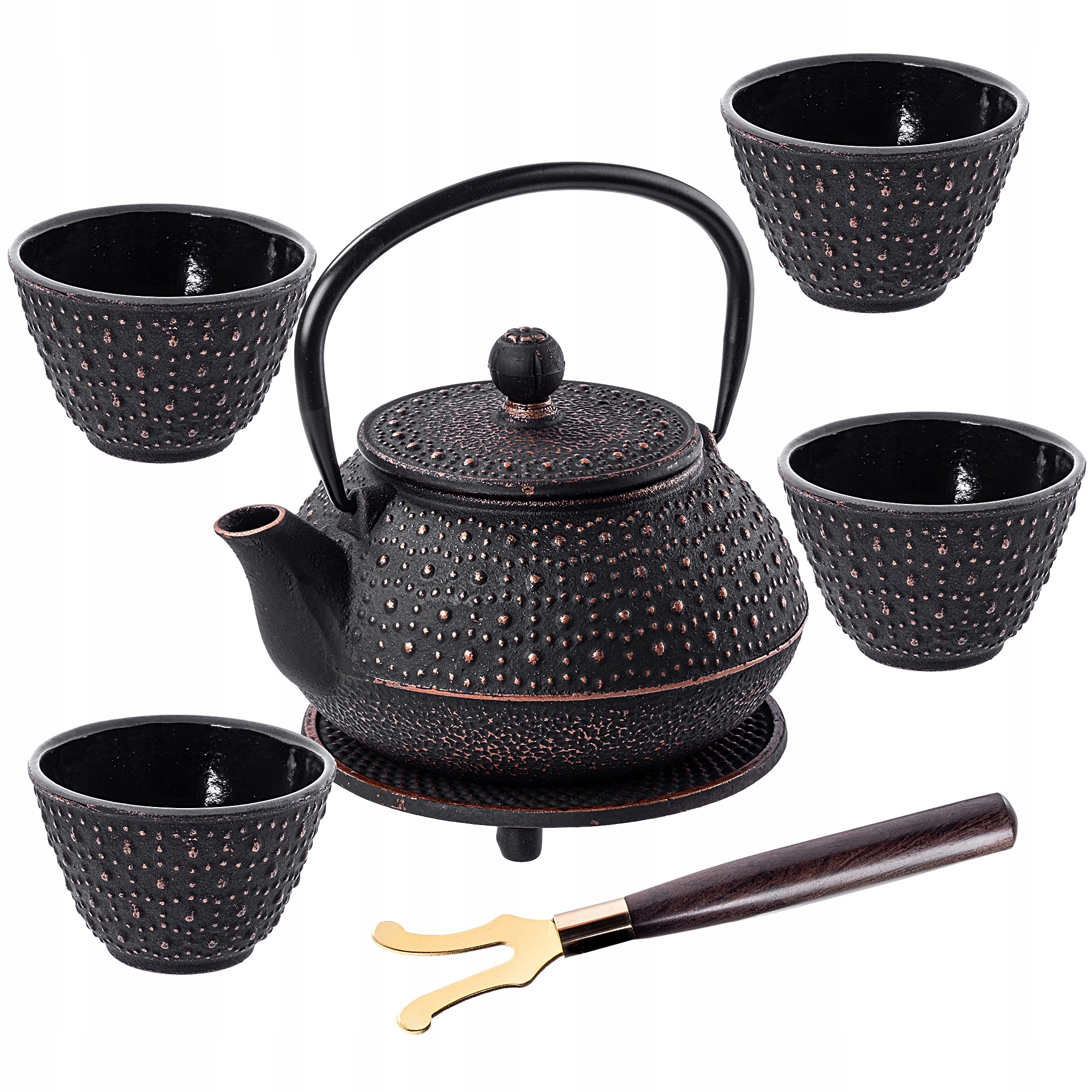 Časovač Černý 800ml Imbryk Železniční Na Čaj Dzbanek 4 Čarodějky