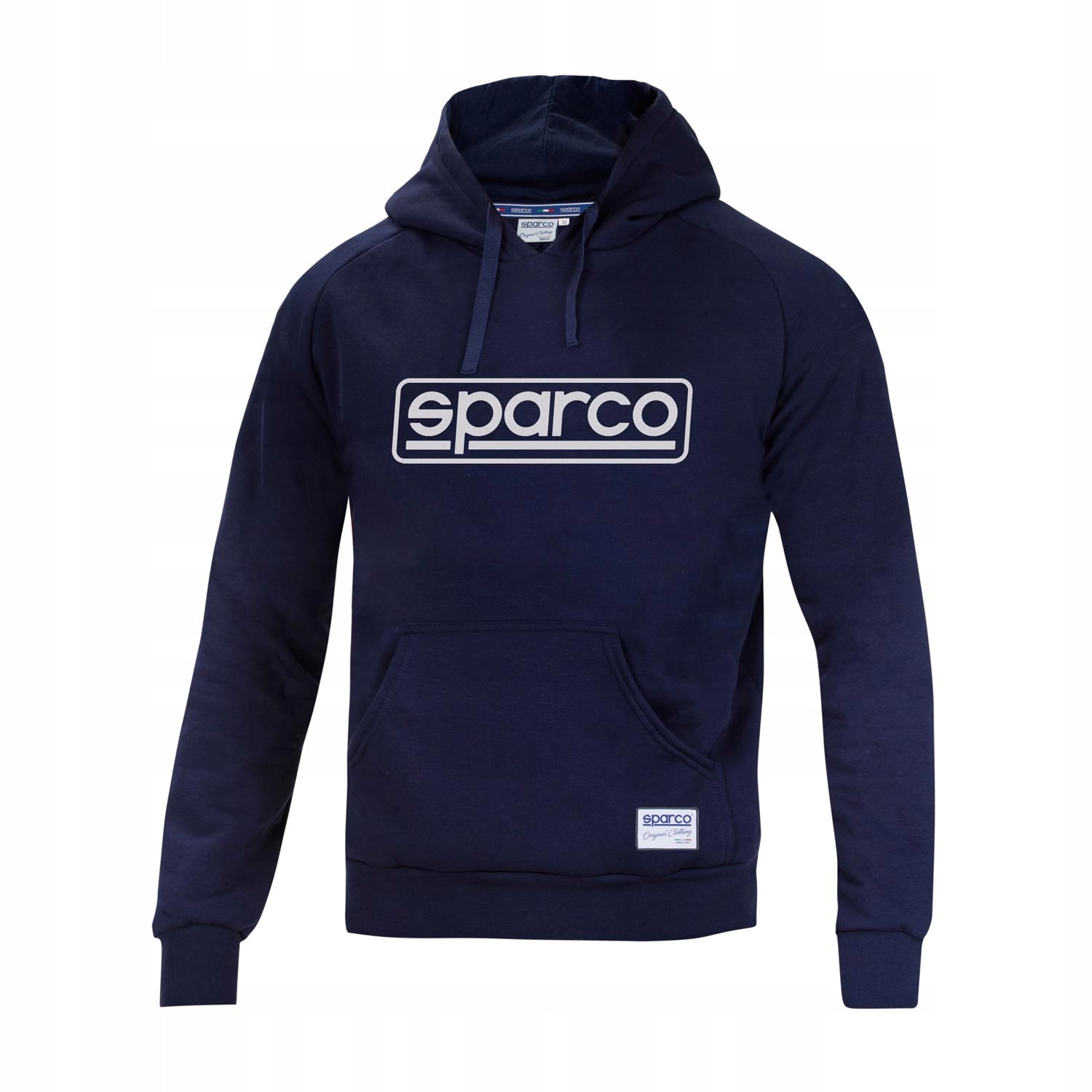 Mikina s kapucí Frame Sparco je tmavě modrá