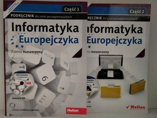 Informatyka Europejczyka Podręcznik cz. 1,2 Helion